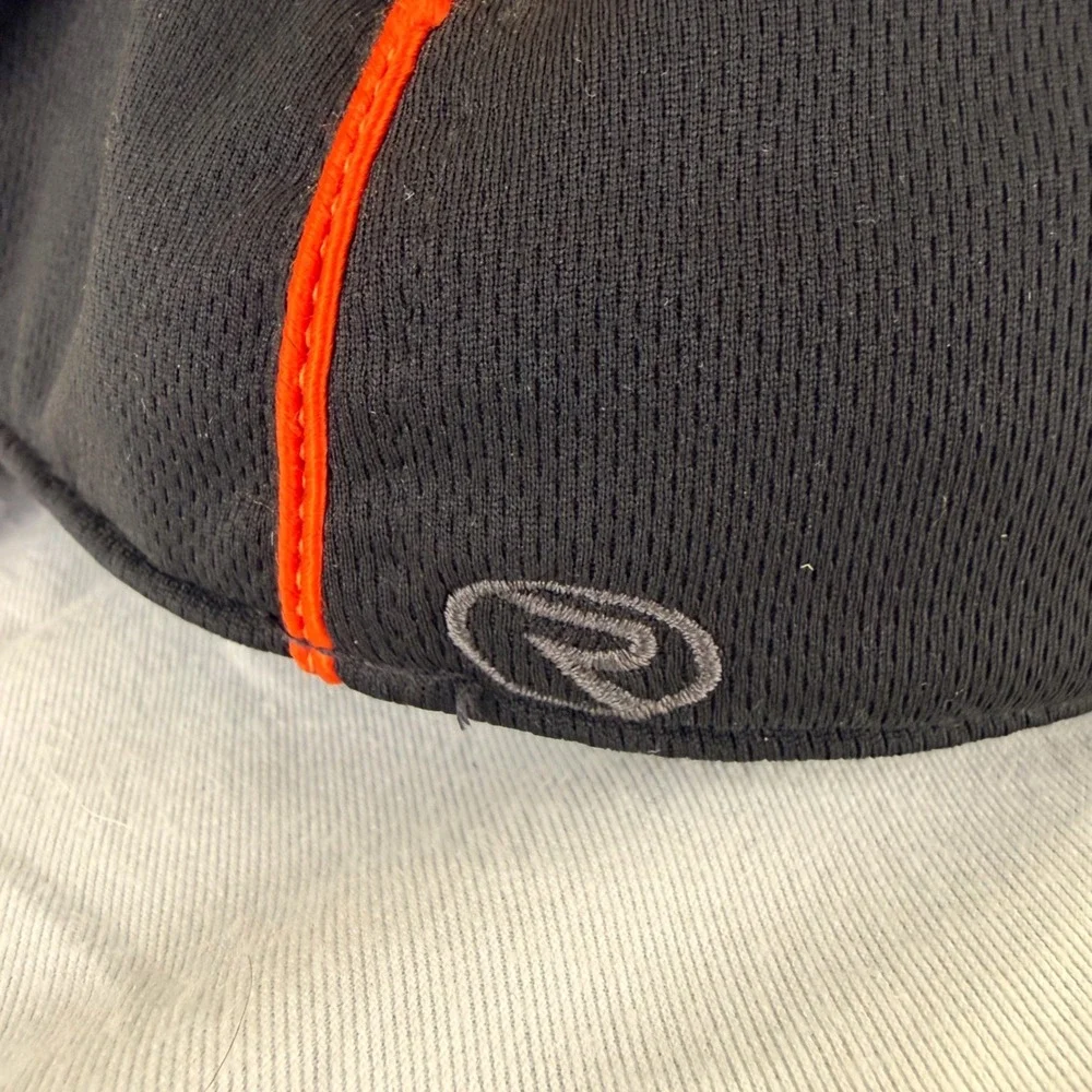 Richardson PTS45 Baltimore Orioles Black Orange Fitted Baseball Cap Size 6 3/4